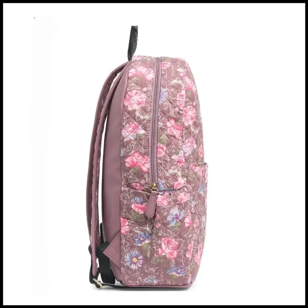 LUV BETSEY BY BETSEY JOHNSON Cotton Quilted Backpack with Purse Bag